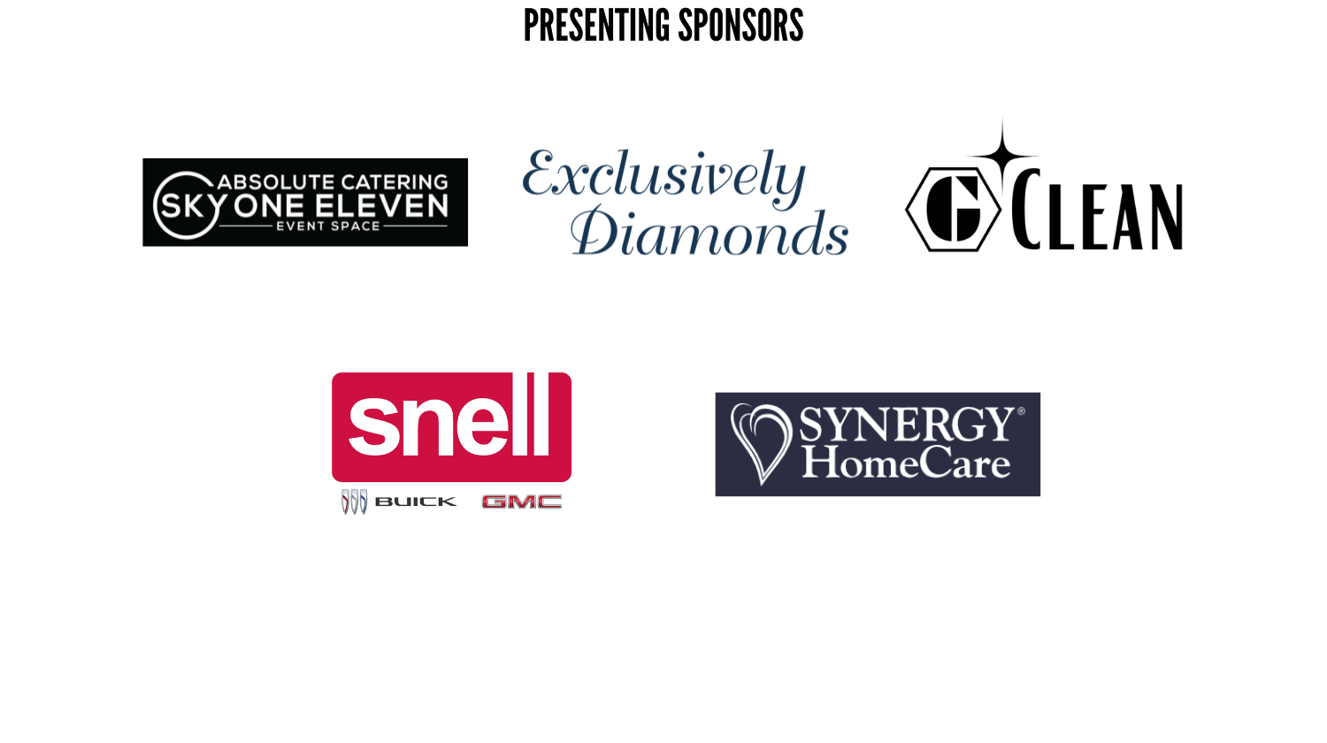 List of Sponsors for Christmas in the Sky