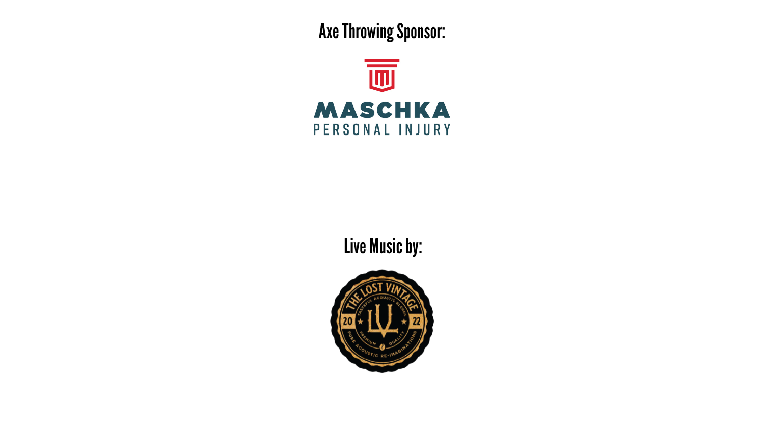 List of Sponsors for the Men's Event