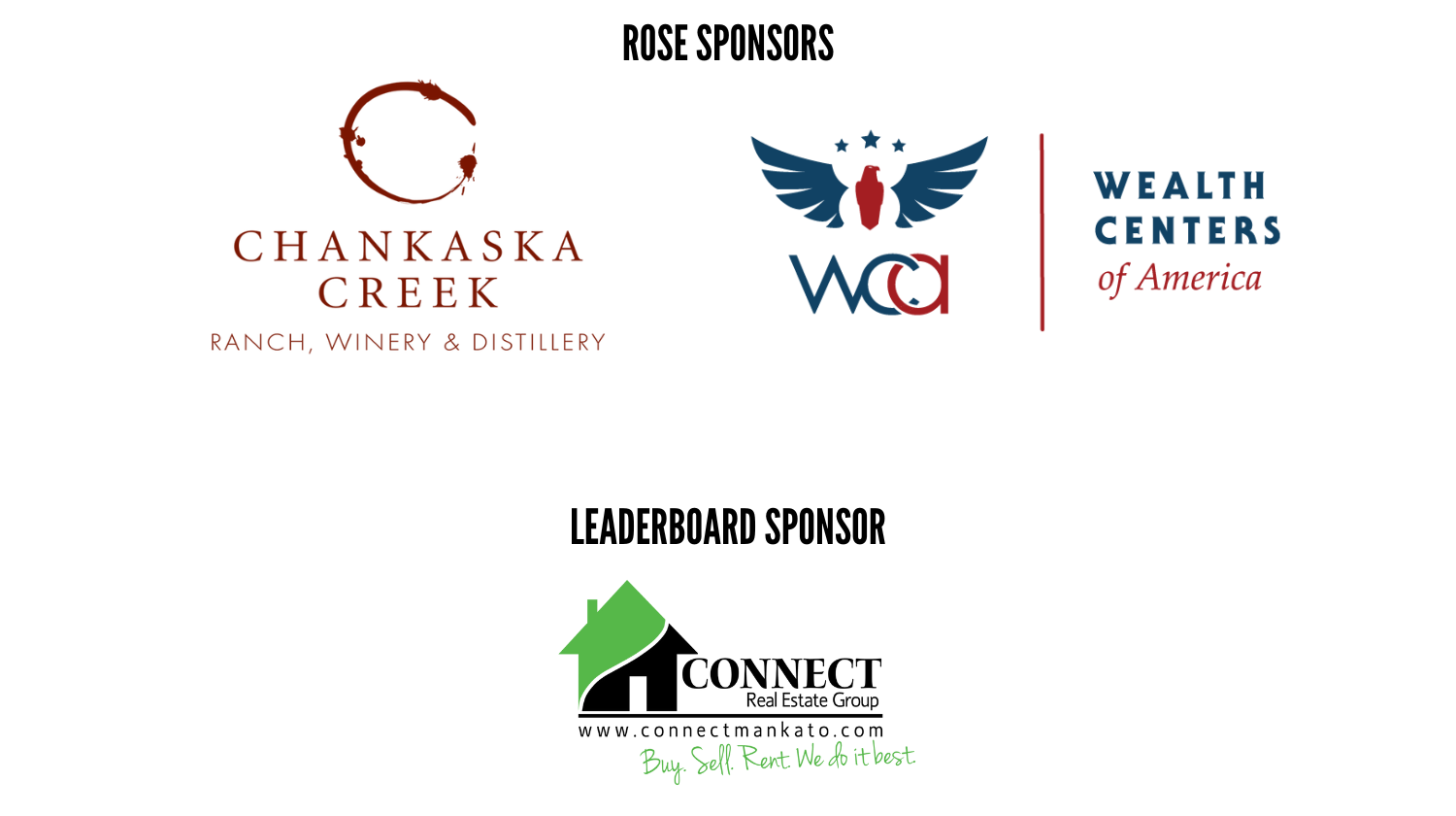 List of sponsors for Run for the Roses