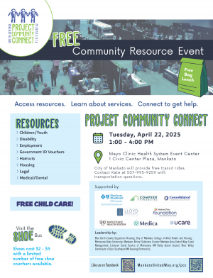 Flyer for the 2025 PCC event